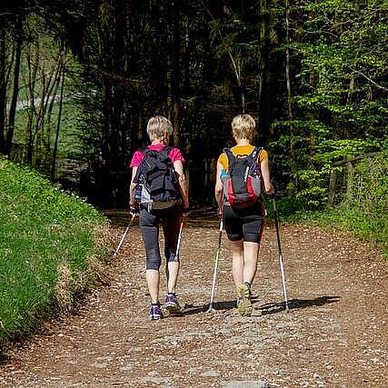 Öffnet die Seite 'Nordic Walking für routinierte Walker:innen'